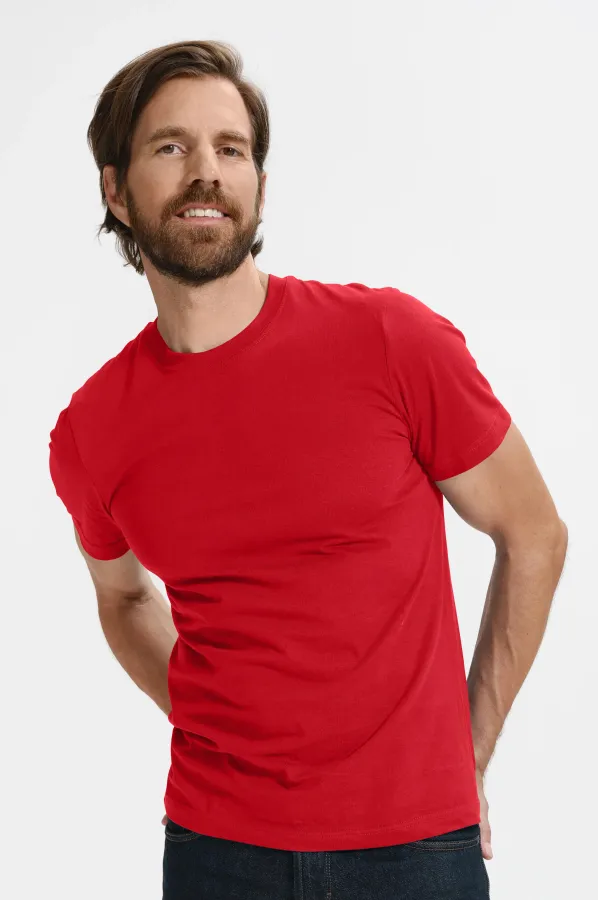 Férfi klasszikus póló, piros Férfi klasszikus póló, piros