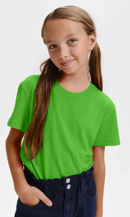 Gyermek könnyű póló, alma zöld Gyermek könnyű póló, alma zöld