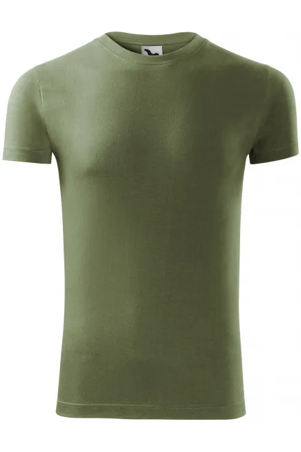 Férfi divatos póló - khaki, L