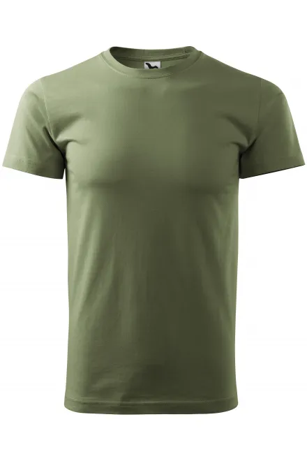 Férfi egyszerű póló - khaki, XS