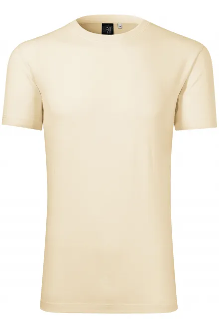 Férfi póló merinó gyapjúból - mandula, L