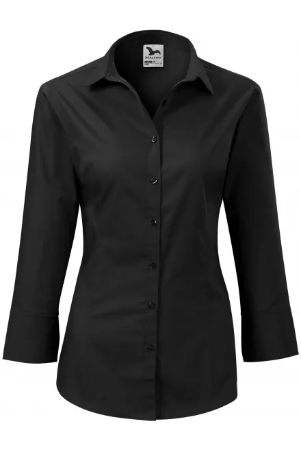 Hosszú ujjú női blúz - fekete, 2XL