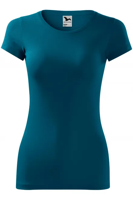 Kényelmes női póló - petrol blue, S