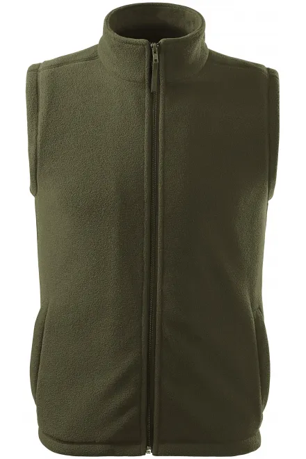 Klasszikus polár mellény, military