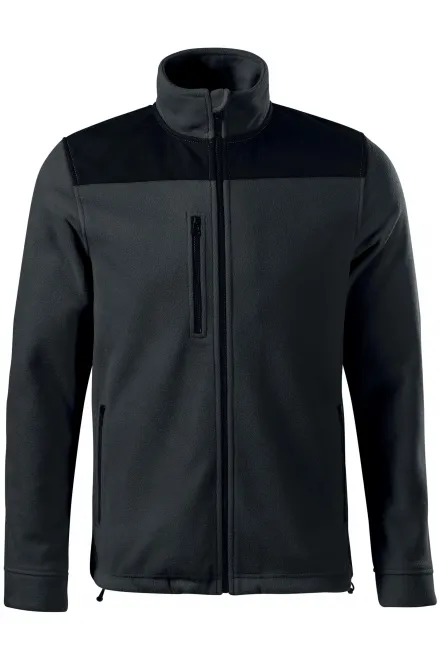 Meleg unisex polár dzseki - ébenszürke, XL