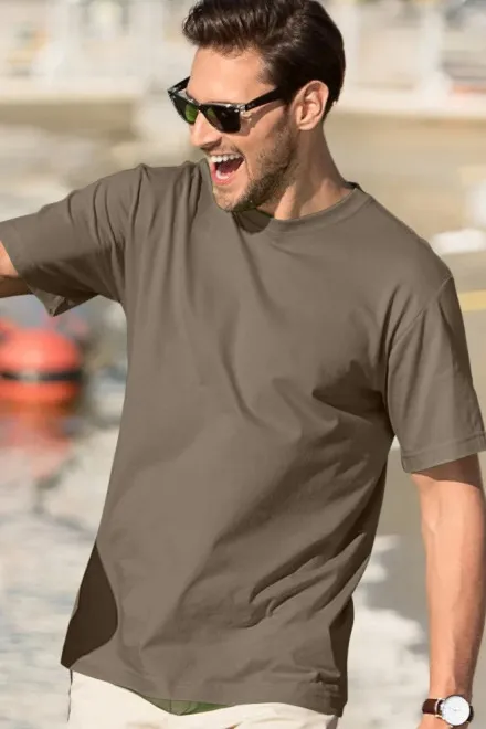 Férfi klasszikus póló, army