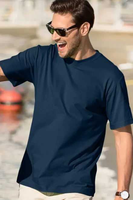 Férfi klasszikus póló, sötétkék