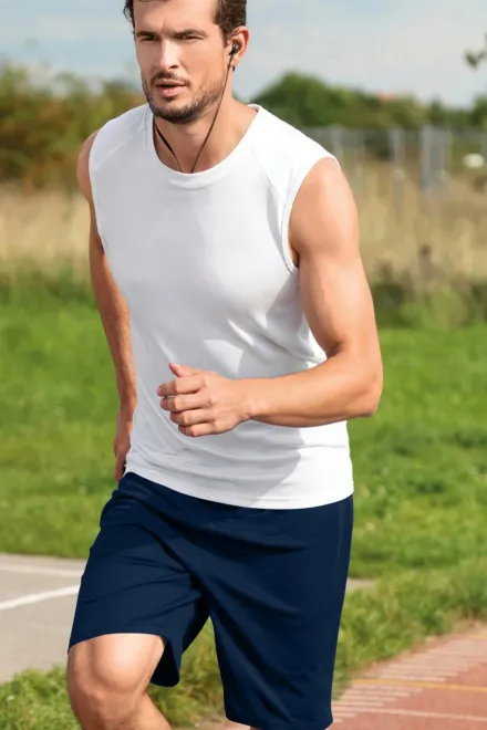 Férfi rövidnadrág, sötétkék Férfi rövidnadrág, sötétkék