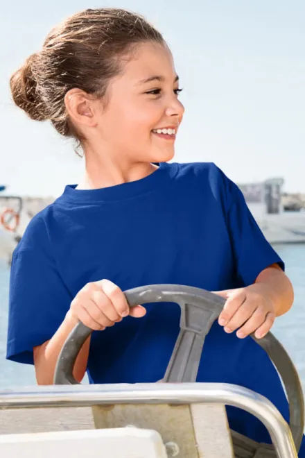 Gyerek klasszikus póló, királykék