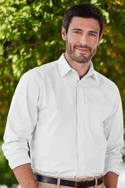 Hosszú ujjú férfi ing, fehér