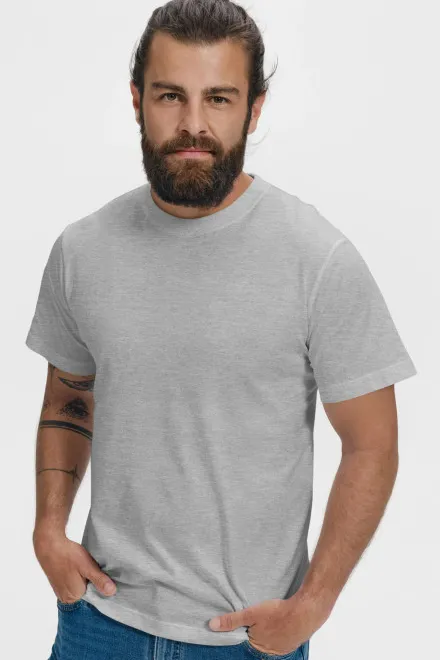 Klasszikus póló, világosszürke márvány