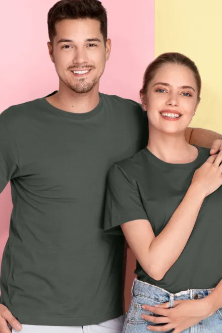 Könnyű, rövid ujjú póló, sötét pala