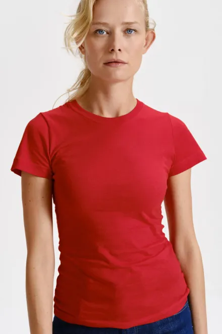 Női klasszikus póló, piros Női klasszikus póló, piros