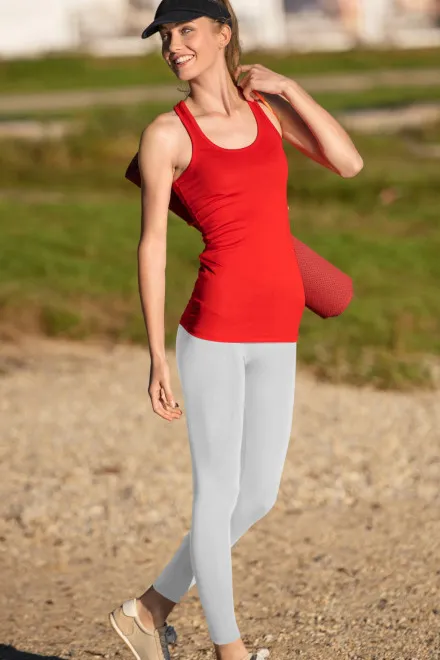 Női leggings, fehér