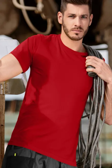 Tartós férfi póló nehezebb, piros