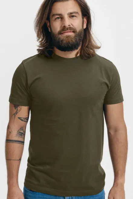 Unisex nagyobb súlyú póló, military