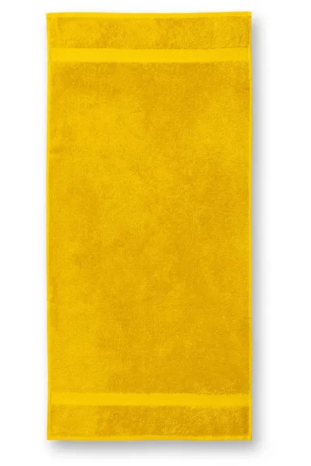 Nehéz pamut törölköző, 70x140cm, sárga